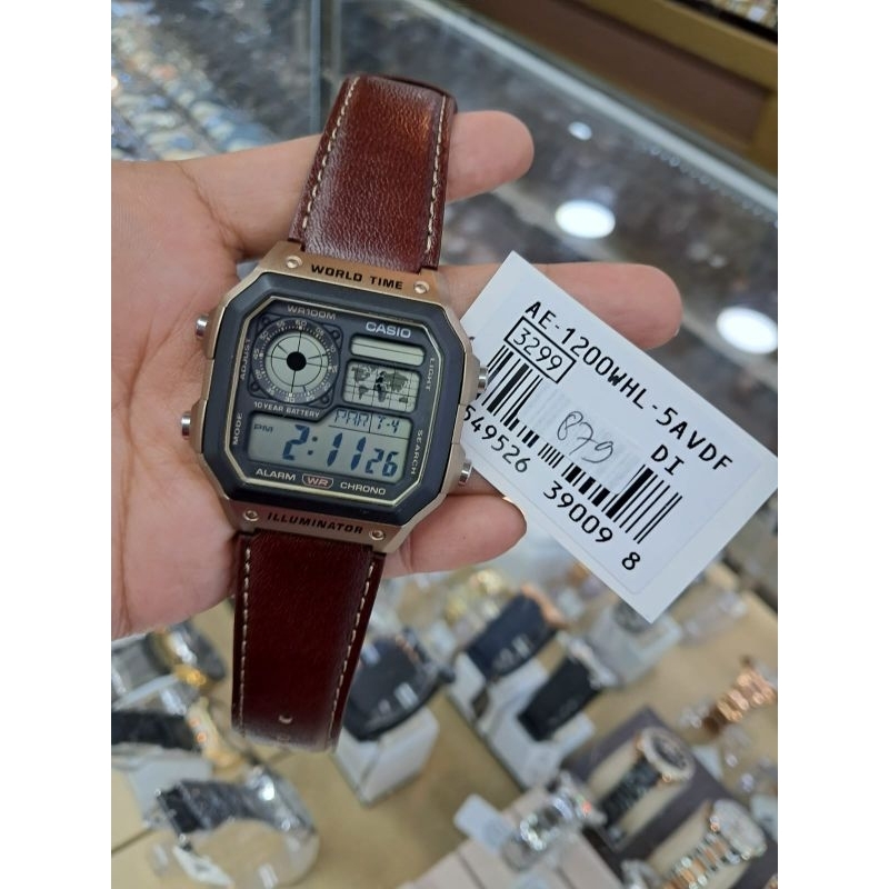 Jam Tangan Pria Casio  AE-1200WHL-5AVDF ORIGINAL