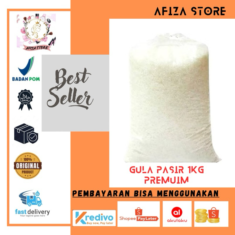 

PROMO Gula pasir lokal 1kg - Gula pasir timbangan PREMIUM