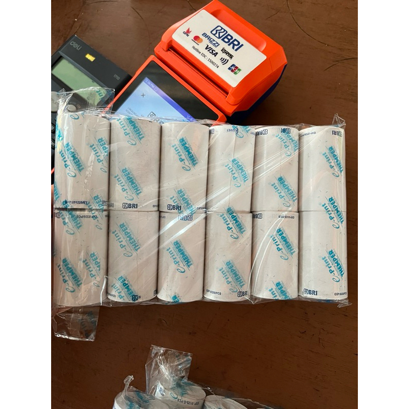 

KERTAS THERMAL BRI 57x30 1 PACK ISI 12 PCS