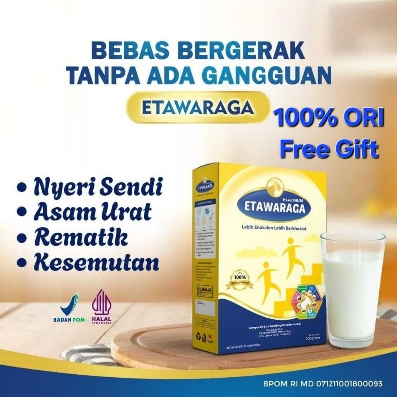 

Susu ETAWARAGA Platinum Herbal Atasi Nyeri Sendi Asam Urat Rematik Tulang Kesemutan