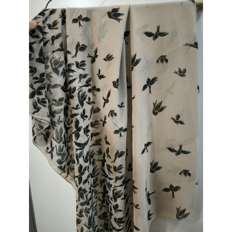 Pashmina Ceruti Motif Burung