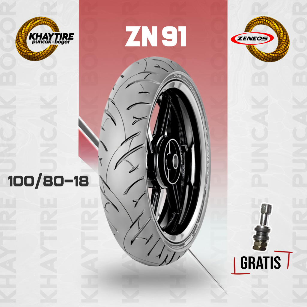 Ban Tubles Motor Honda Tiger ZENEOS ZN91 100/80 Ring 18