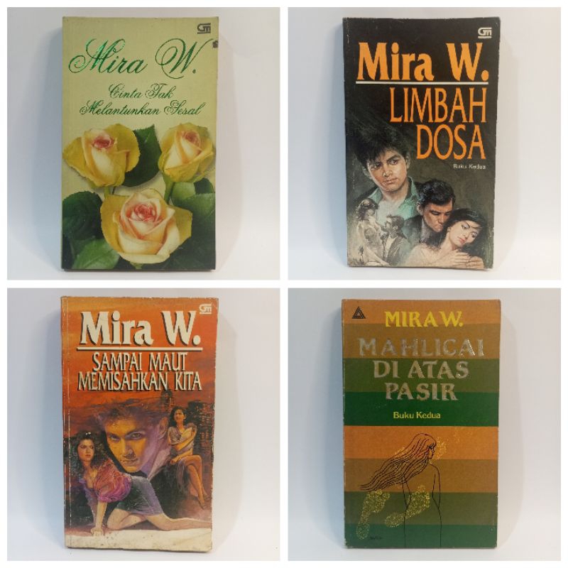 Buku novel jadul Mira. W original bekas