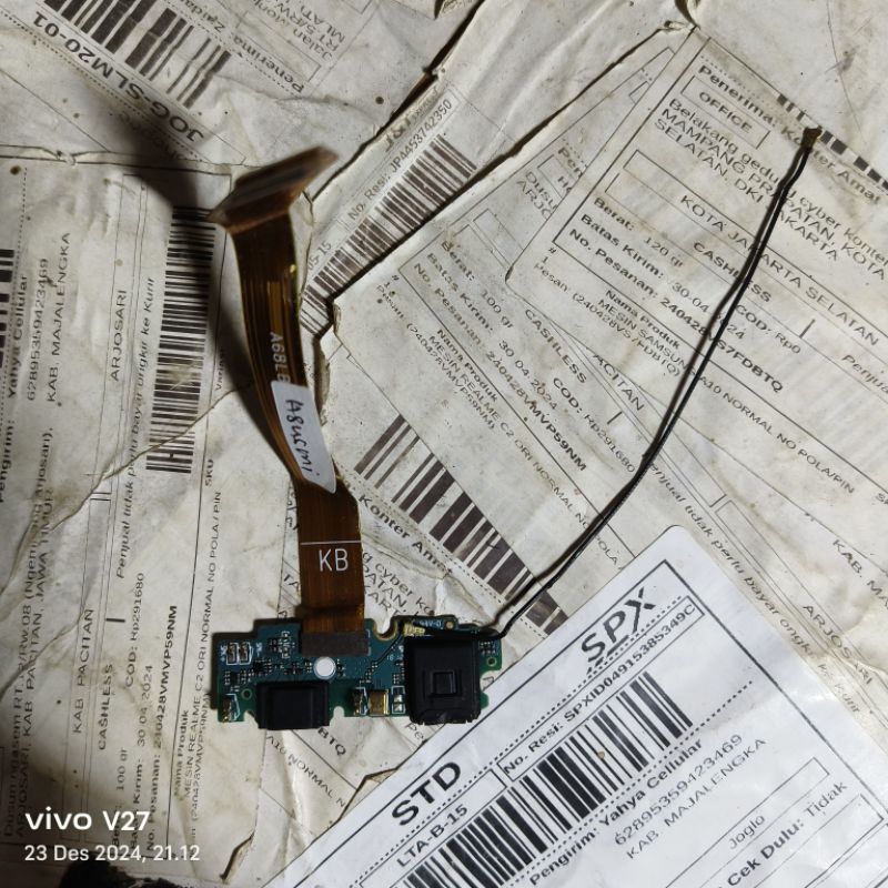 FLEXIBLE BOARD CHARGER PAPAN KONEKTOR KABEL SINYAL ASUS ZENFONE MAX PRO M1 ORI COPOTAN