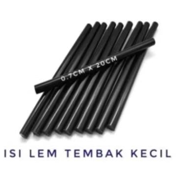 Lem StopLamp Running, Isi lem Tembak hitam 10cm dan 20cm