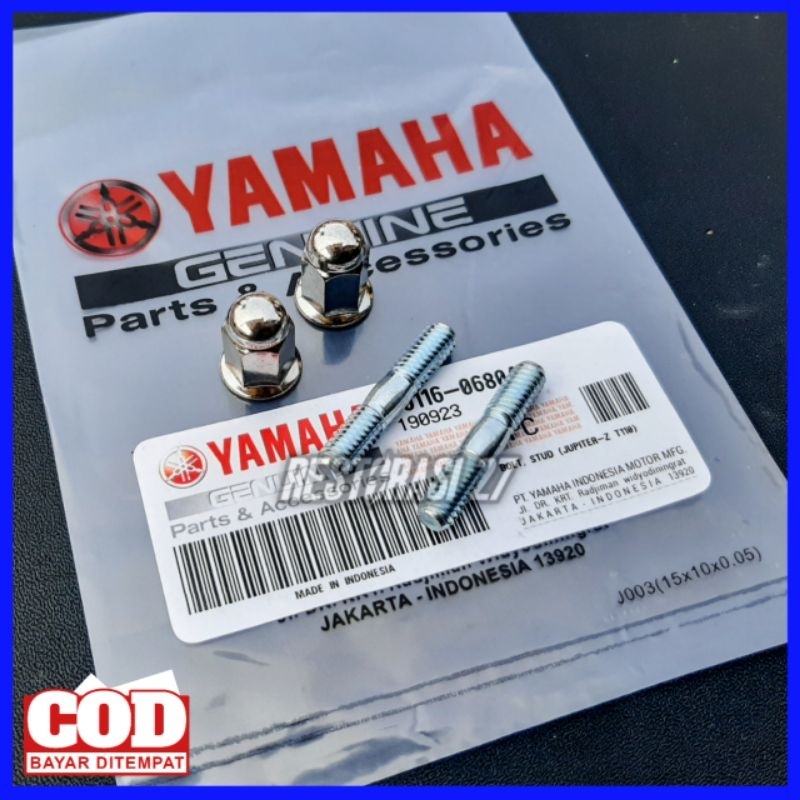 Baut Mur knalpot Jupiter Z Vega r Baut Leher Knalpot yamaha jupiter Z Vega R Baut tanam Knalpot Jupi