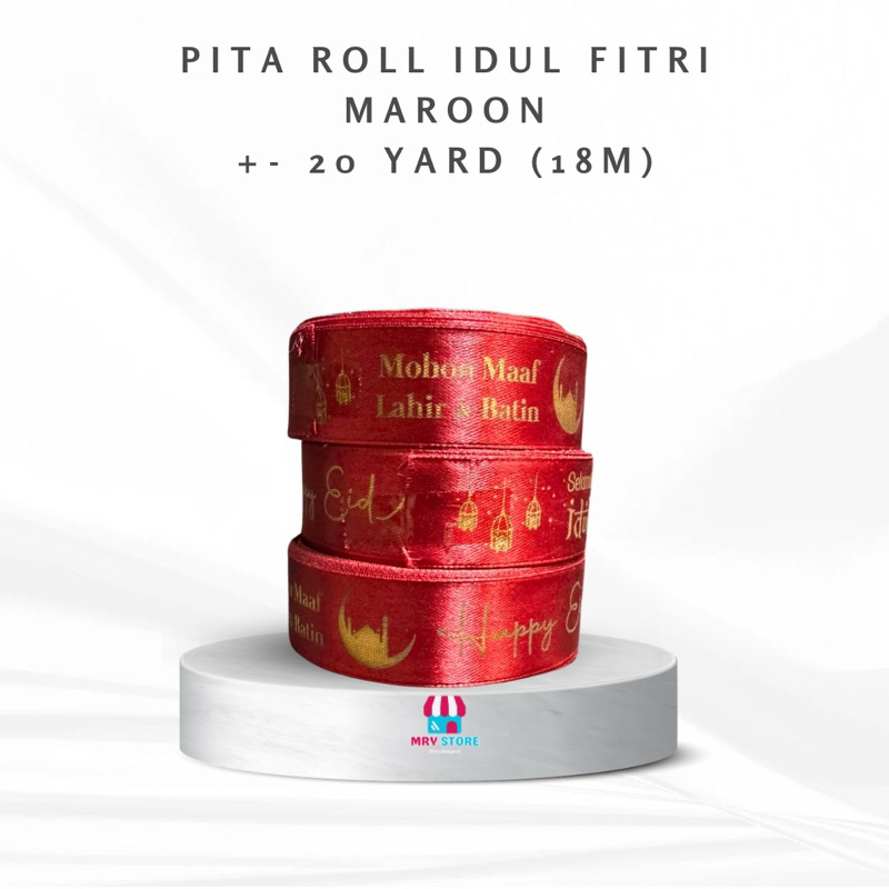 

PITA SATIN ROLL 20 YARD (-+18 METER) LEBAR 2,5CM