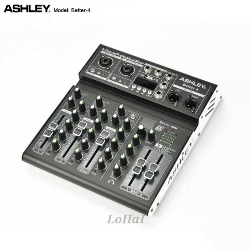 Mixer Audio Ashley Better4 Bluetooth 4 Channel Better 4