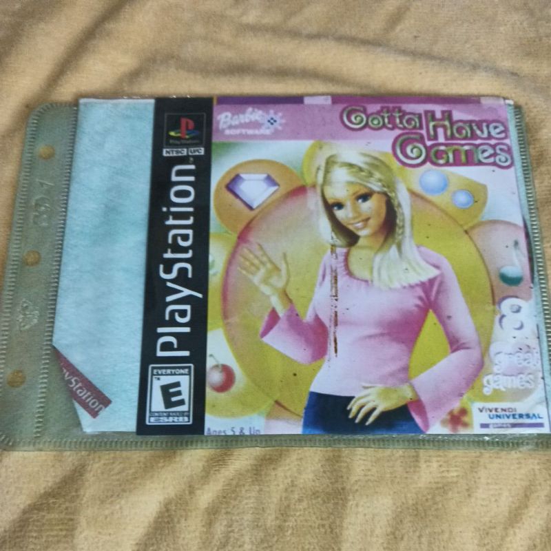 Kaset ps1 Barbie Gotta have games (mulus)