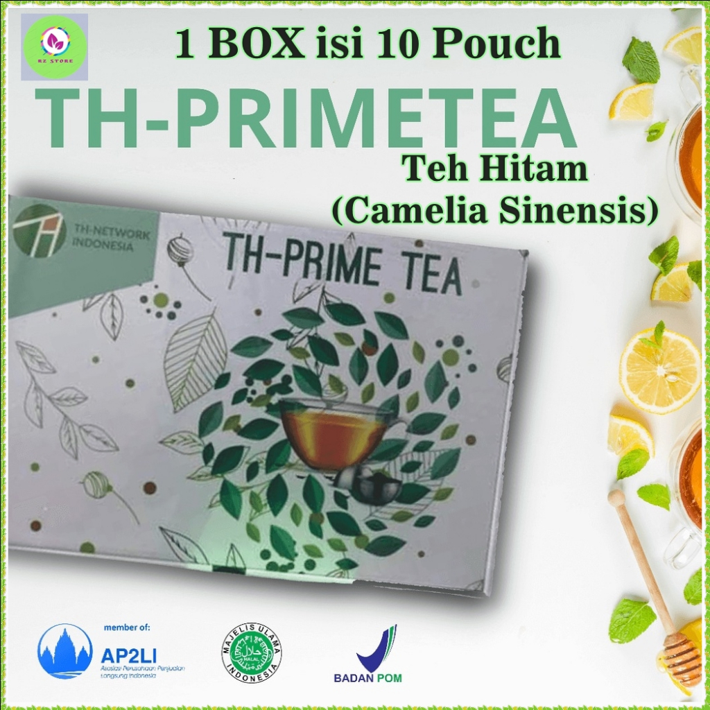 TH Prime Tea - Black Tea By TH Network  1 Box isi 10 Pouch