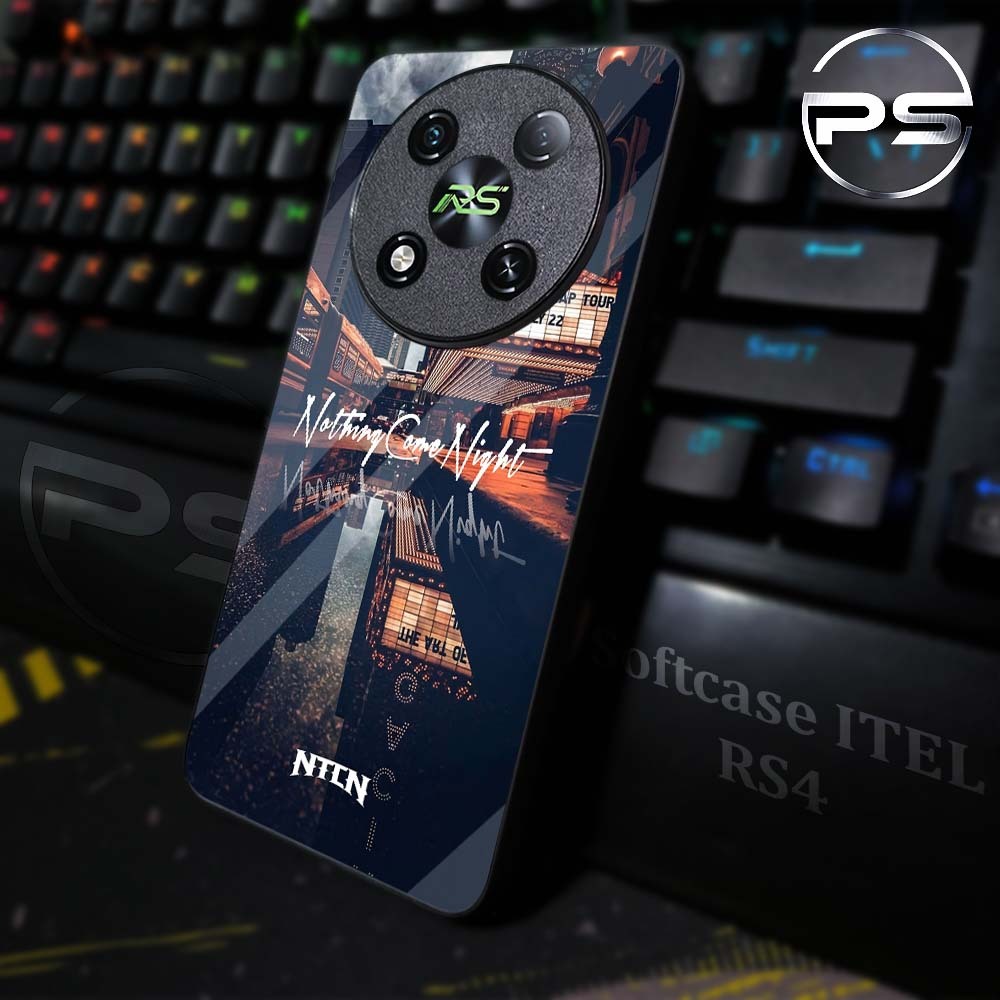 PS34 Softcase Kilau Itel RS4 | Case Itel Kesing Full Cover Pelindung Hp Softcover Smartphone ITEL Rs