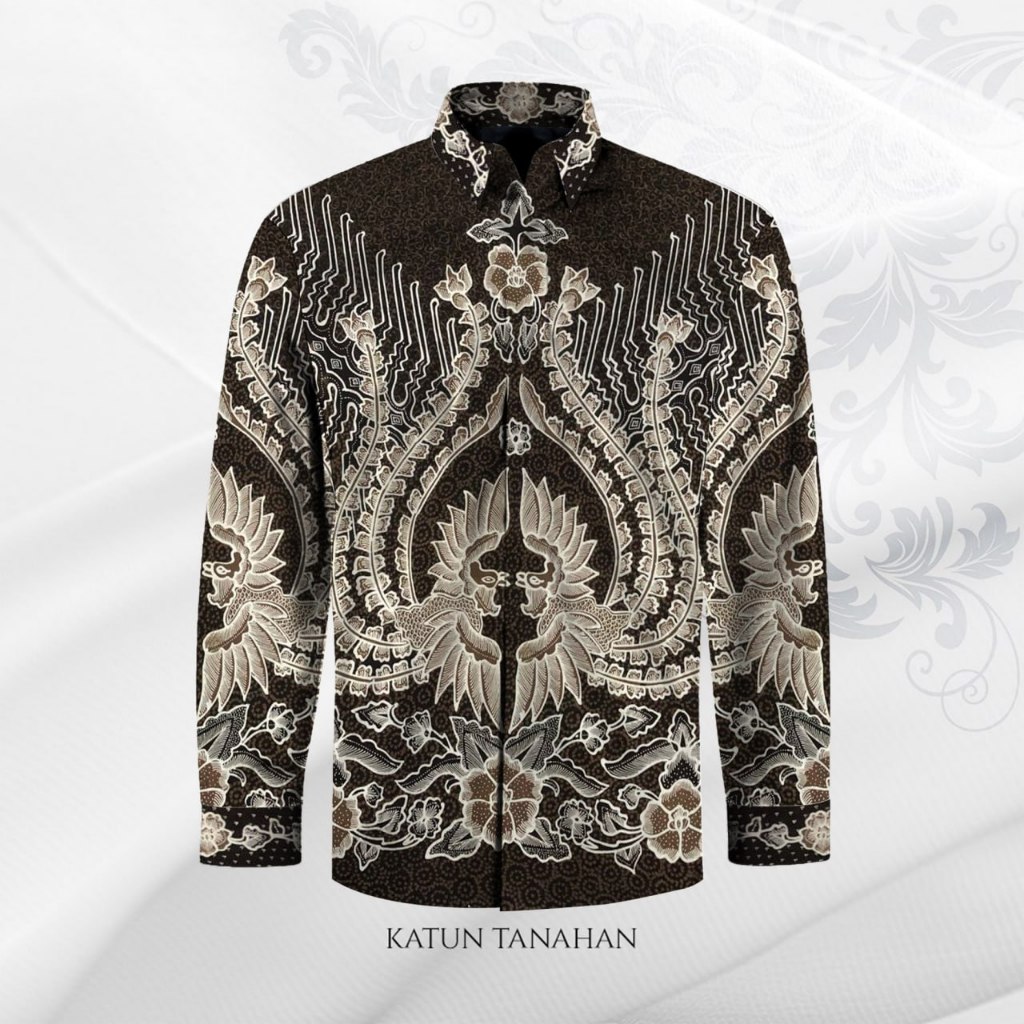 Kemeja pria lengan panjang batik tulis exclusive pola baju batik pria bahan katun premium batik tuli