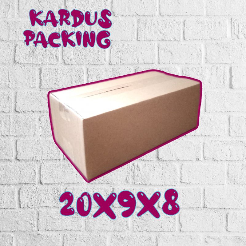 

kardus packing UK 20x9x8 kardus besar kardus kecil