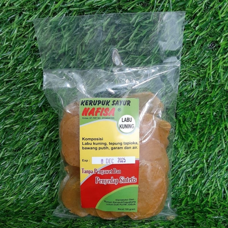 

Kerupuk sayur labu kuning nafisa