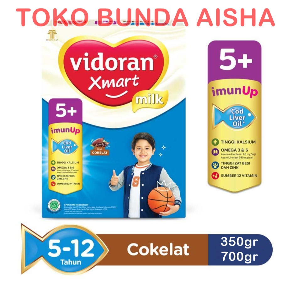 

Susu Vidoran 5+ Coklat 350g 700g