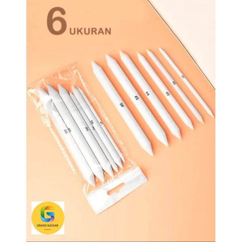 

Paper Stump Blending 6pcs Blending Sketsa Pensil (GBZ)