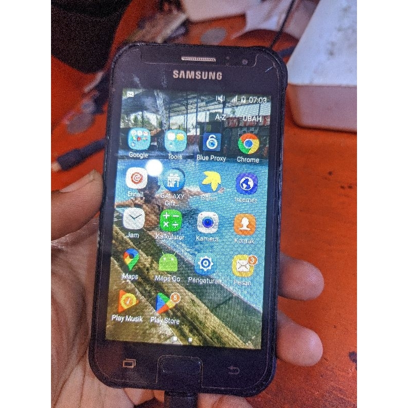 lcd ORI copotan Samsung j1 ace