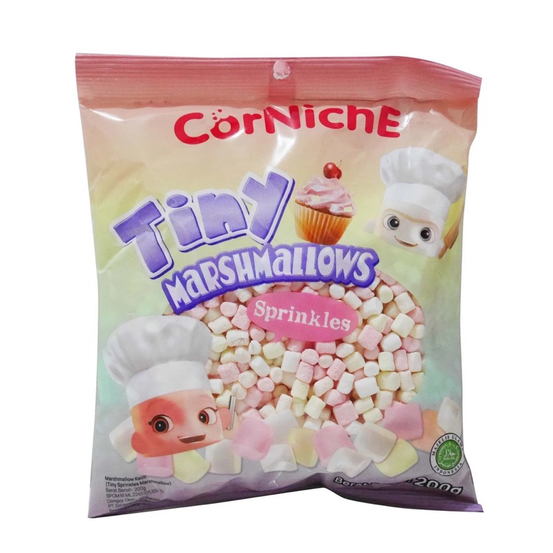 

Tiny Marshmallows Sprinkles 200gr permen kecil