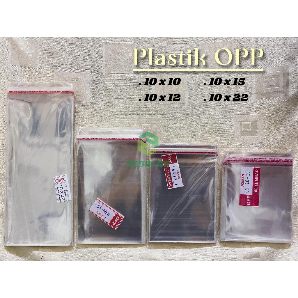 [ISI 100 LEMBAR] OPP 10 x 10, OPP 10 x 12, OPP 10 x 15, OPP 10 x 22