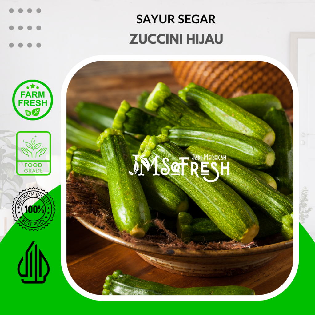

[JM_SoFresh] Sayur Segar Zuccini Hijau