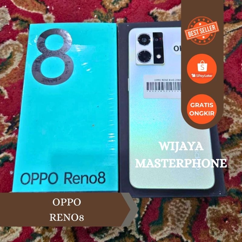 oppo reno8 Ram 8GB Internal 256GB HP Second Seken Bekas Fullset [murah] hp murah