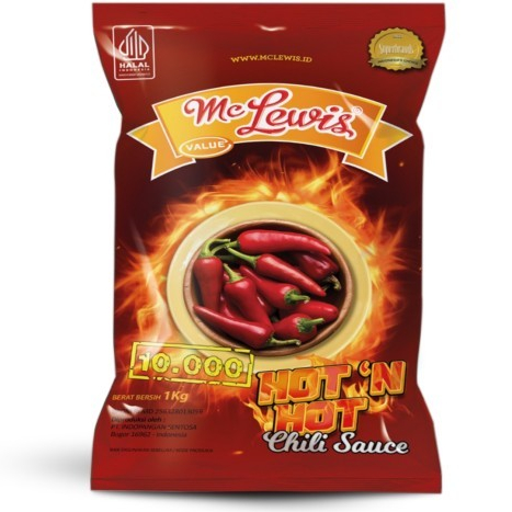 

SAUS CABAI MC LEWIS HOT N HOT KEMASAN 1KG MURAH