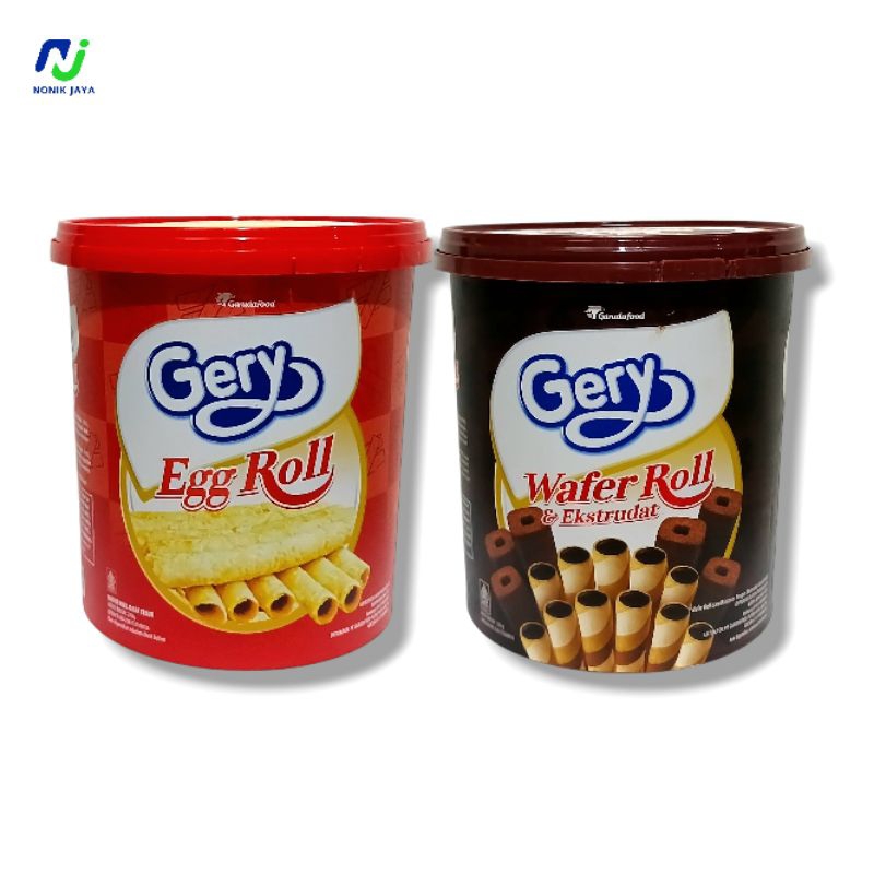 

Gery Wafer Roll Egg Roll Kaleng Timba@Netto : 210g-350g(WAFER ROLL EGG ROLL)