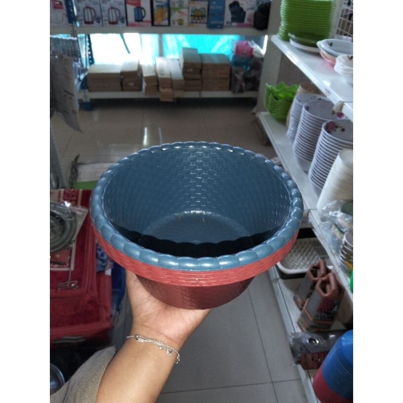 1lusin baskom Besek plastik hajatan
