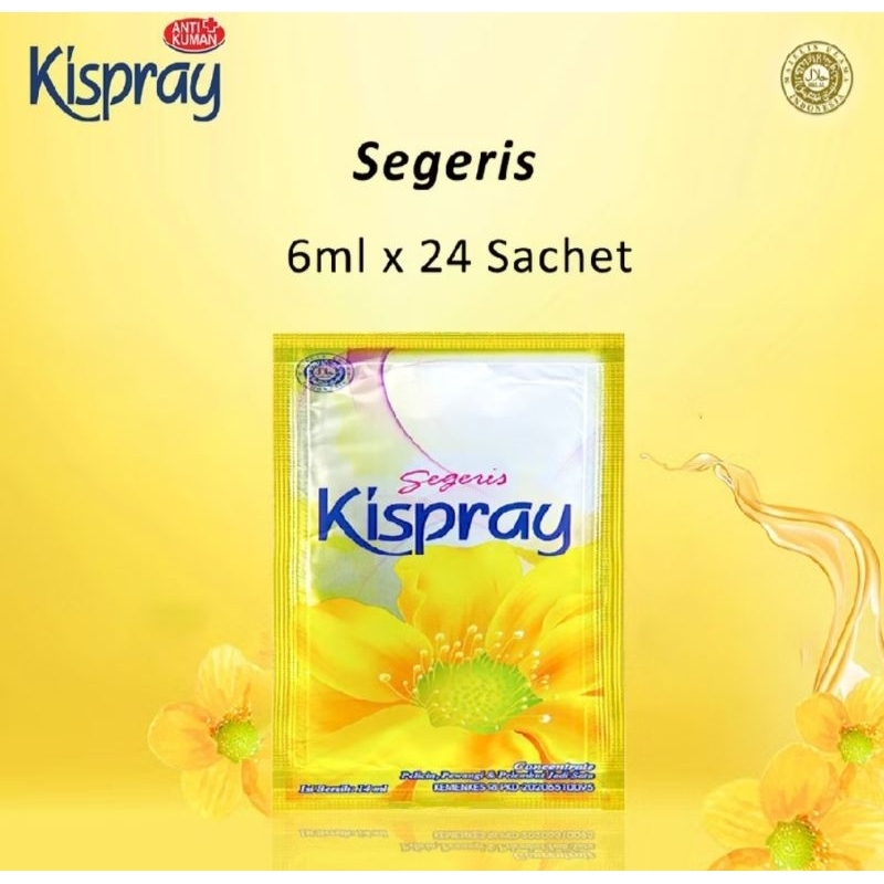 KISPRAY AMORIS & SEGERIS RENCENGAN ISI 12 SACHET 6ML