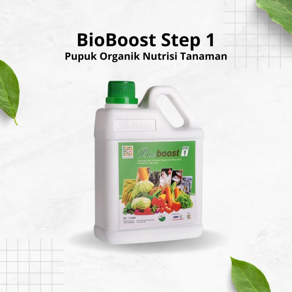 K-Link K-BioBoost STEP 1 Pupuk Cair Organik Hayati BioBoost Pupuk Pertanian, Tumbuhan dan Peternakan