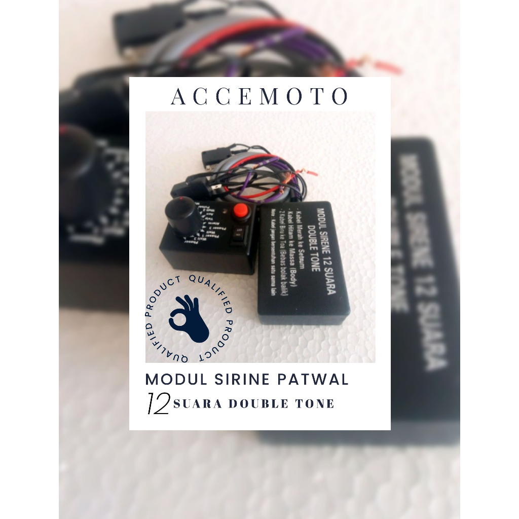 Modul Sirine 12 Suara Double Tone Motor Mobil