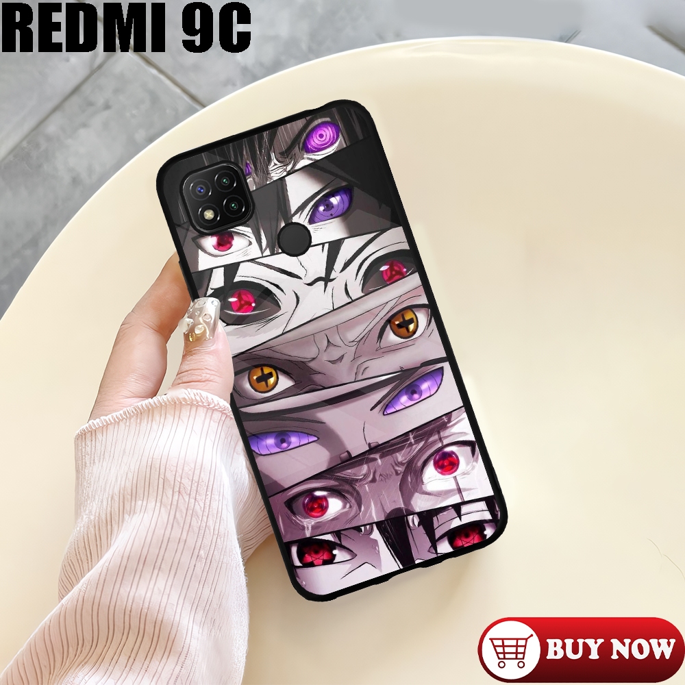 [ST19]Case Glossy CASE  REDMI 9C | Casing KILAU PIC HD| Kualitas premium | TWO ACC | Casing Motif AN