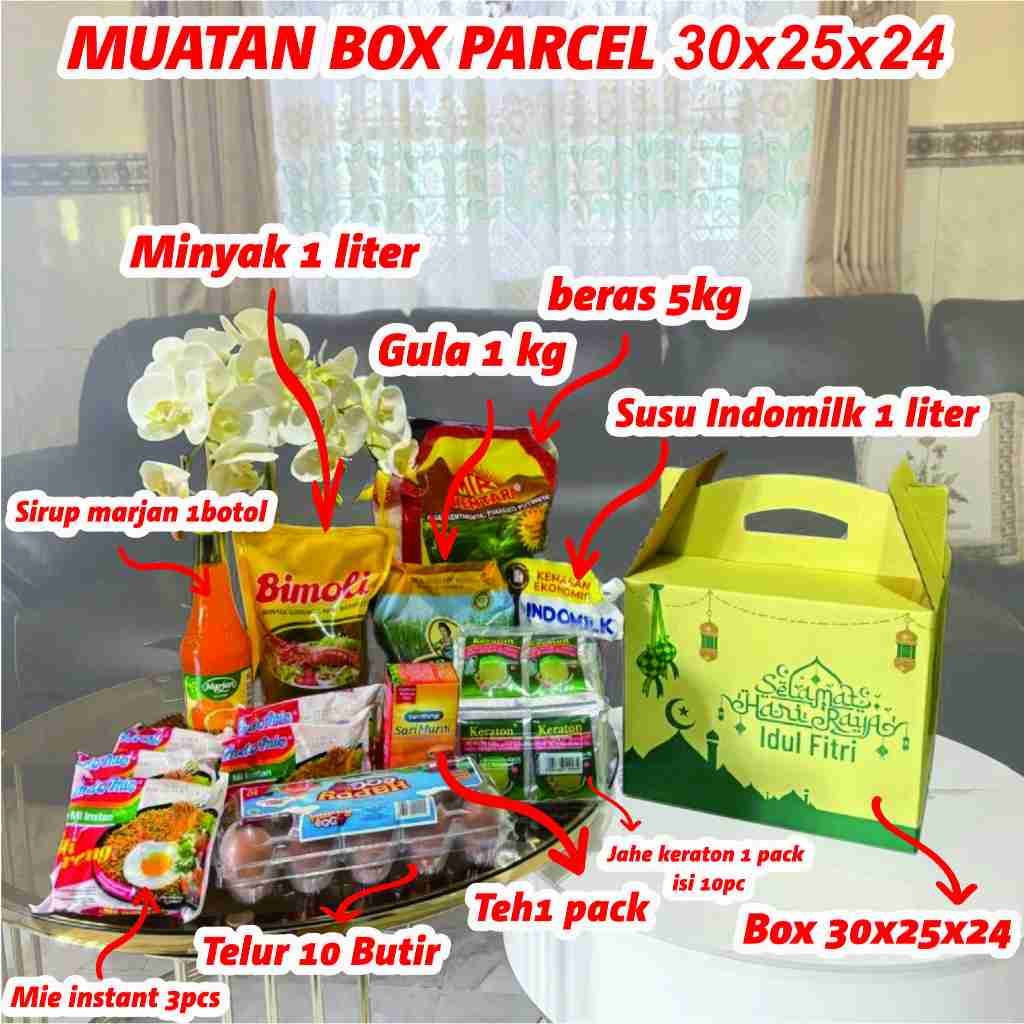 

Box Parcel Idul fitri 30x25x24 Cm / Box Jinjing Lebaran
