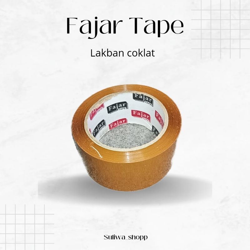 Lakban besar coklat