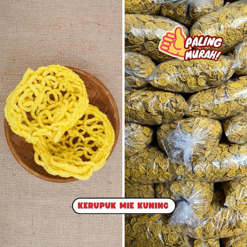 

[1 KG] KERUPUK MIE KUNING