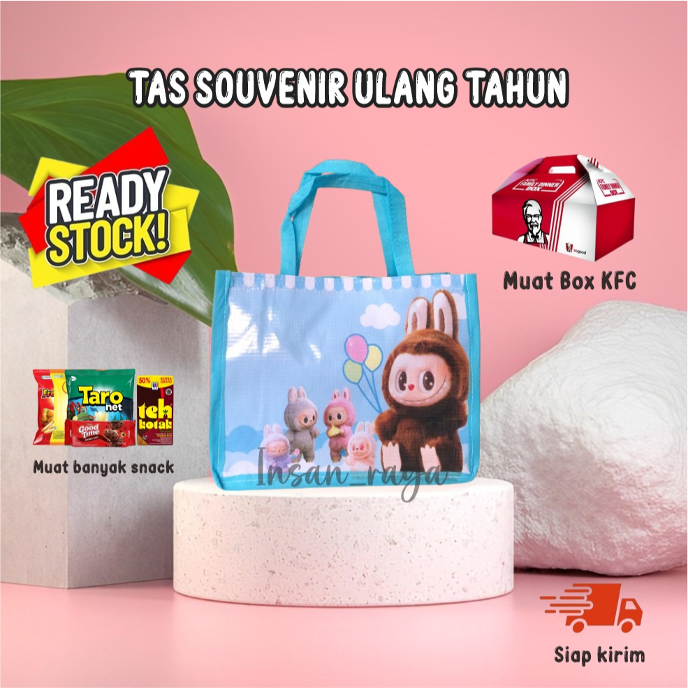 

TAS ULTAH LABUBU READY STOCK/TAS ULTAH MURAH/TAS ULTAH ANAK/TAS ULTAH SIAP KIRIM