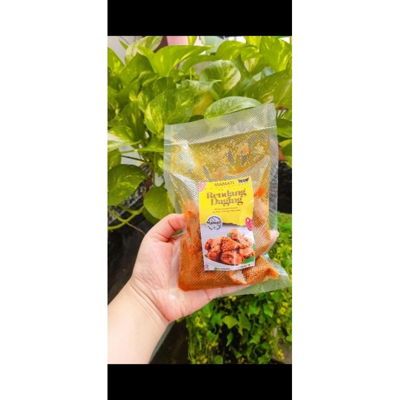 

Rendang daging Mamati asli Minang Free sambal hijau (min pembelian 500gr)