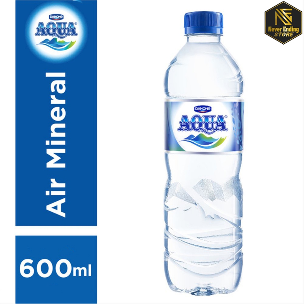 

Air Mineral Aqua 600ml Sumber Air Pegunungn