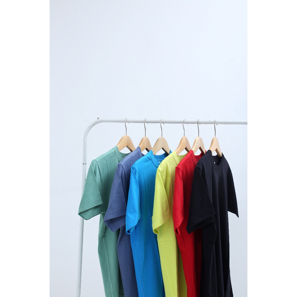 kaos polos cotton combed 24s / baju polos pendek 24s