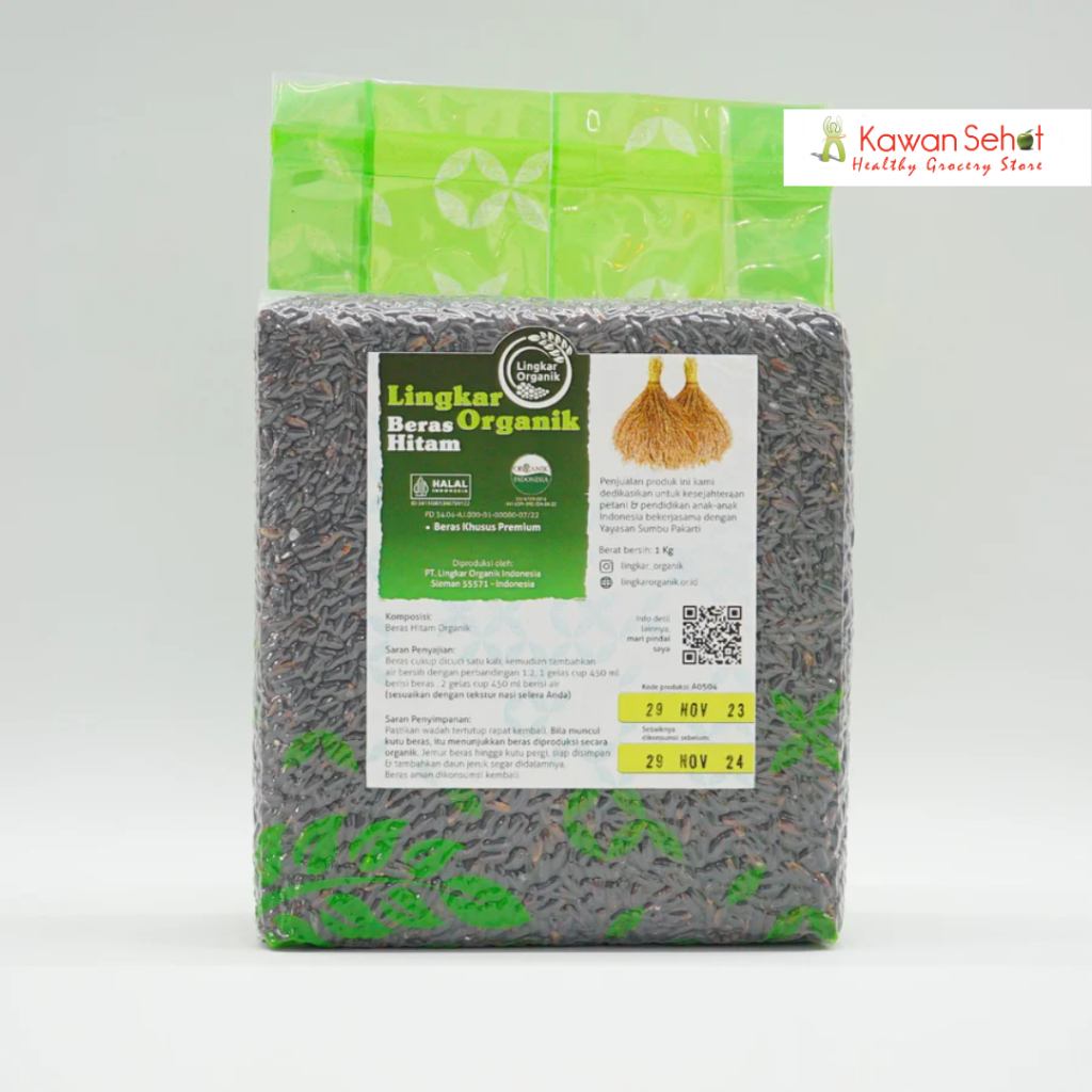 

Lingkar Organik Beras Hitam | Black Rice 1kg