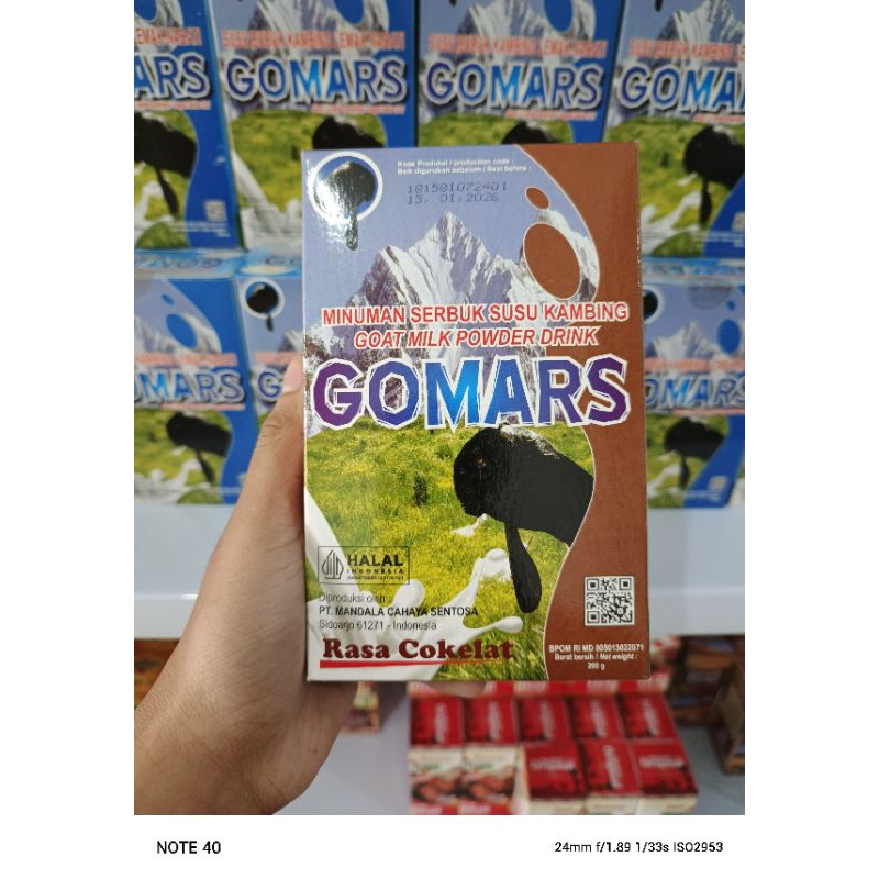 

Gomars Susu Kambing Etawa 200g Haraga live