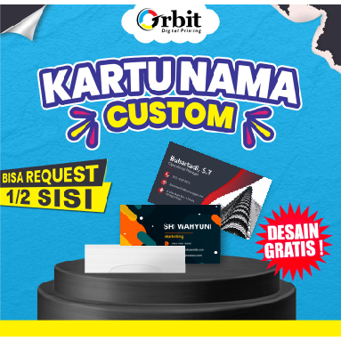 

KARTU NAMA PREMIUM 1 SISI ATAU 2 SISI LAMINASI TAHAN AIR