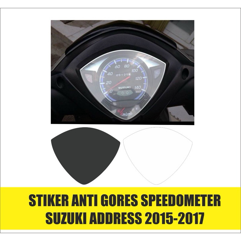 Stiker Anti Gores Pelindung Speedometer Suzuki Address 2015-2017