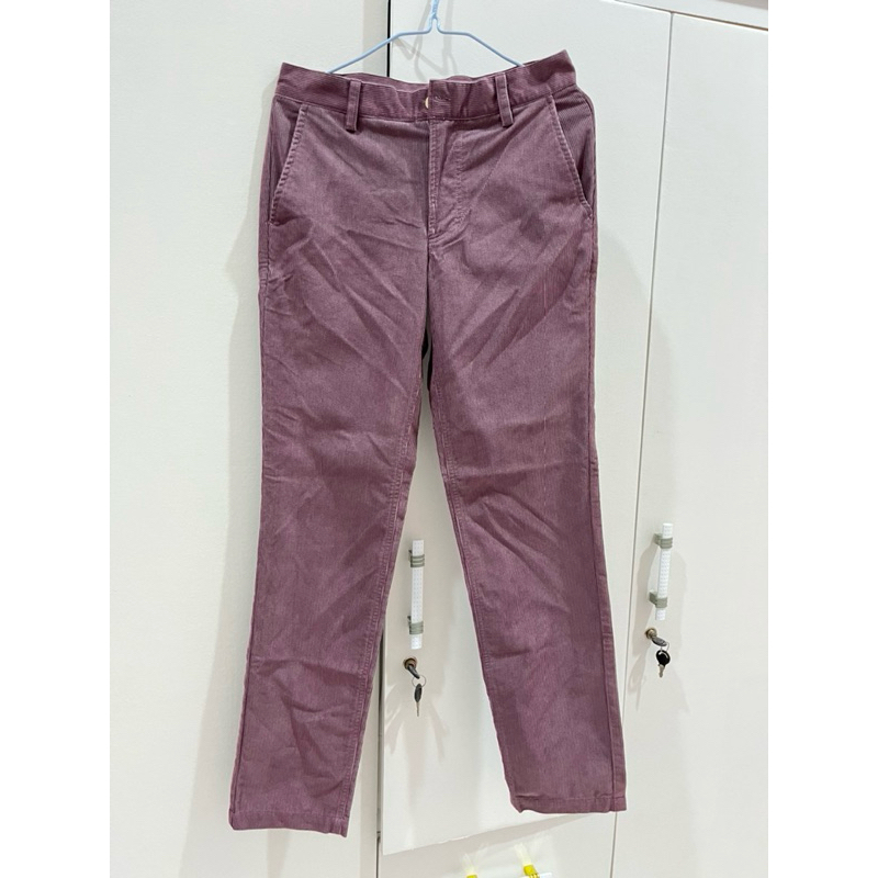 celana corduroy burgundy brand kiko ina