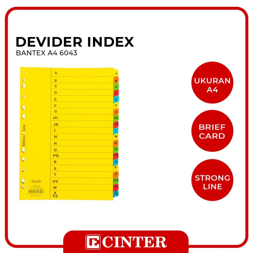 

BANTEX - Devider Bantex A4/A-Z 6043 (D02010111)