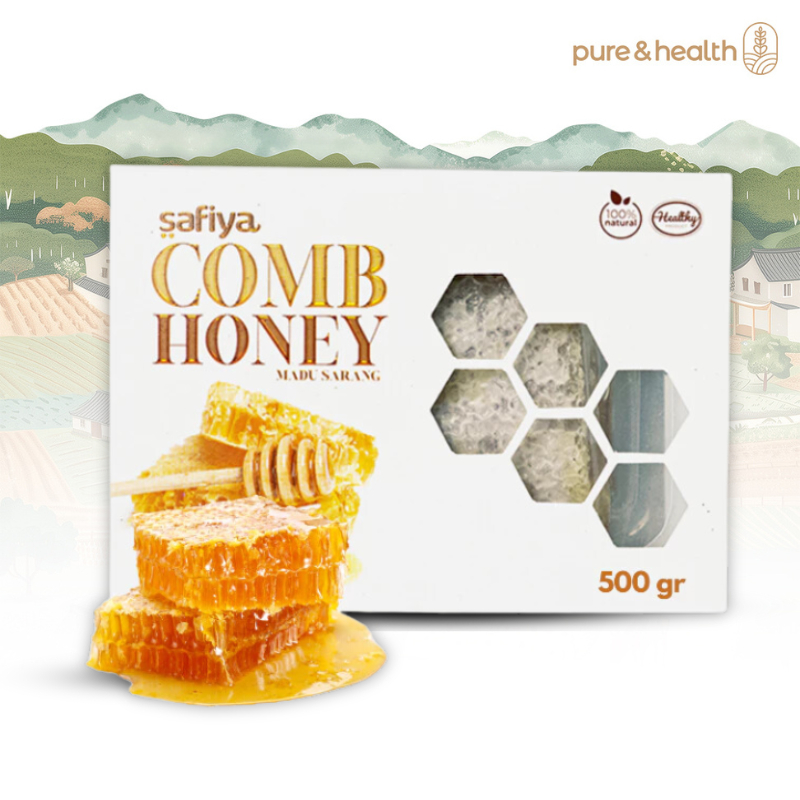 

Madu Sarang Honey Comb 500 Gram Sarang Madu Asli Murni Natural Super Food