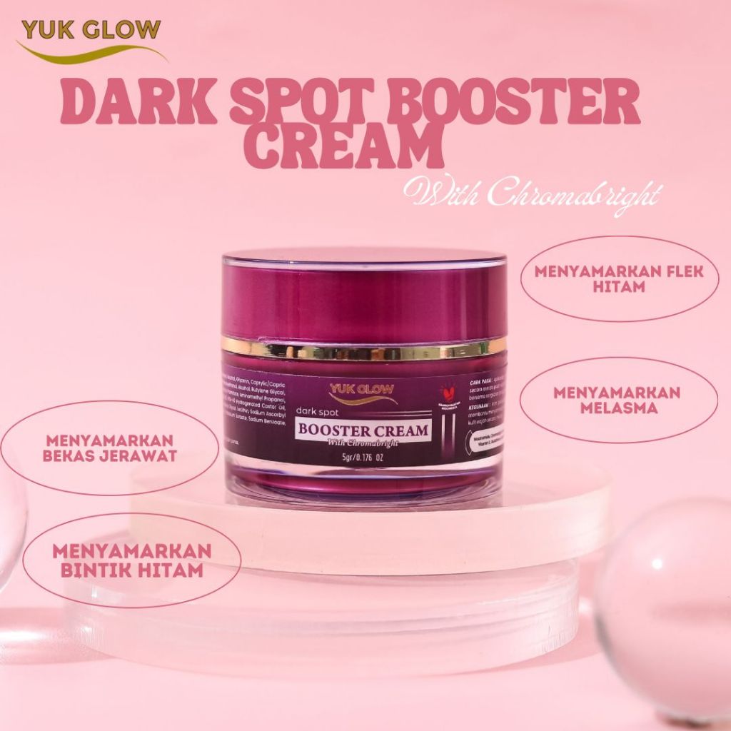 YUK GLOW SKINCARE DARK SPOT CREAM/ KRIM FLEK PENGHILANG FLEK dan MELASMA / penghilang flek penghilan