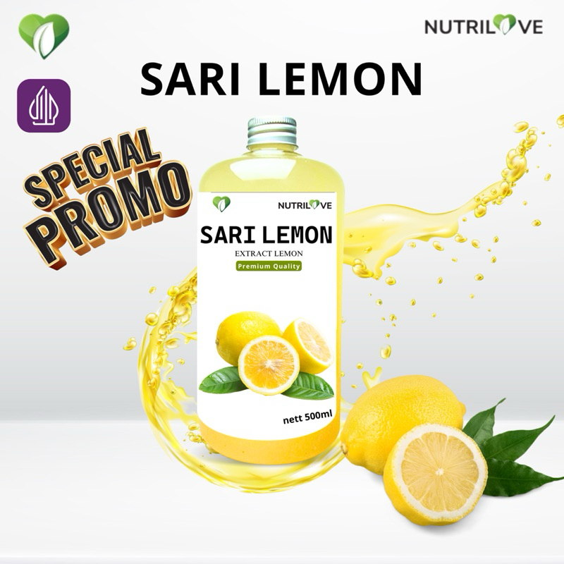 

Sari Lemon Murni Nutrilove 500ml - Lemonade Jus - Detox