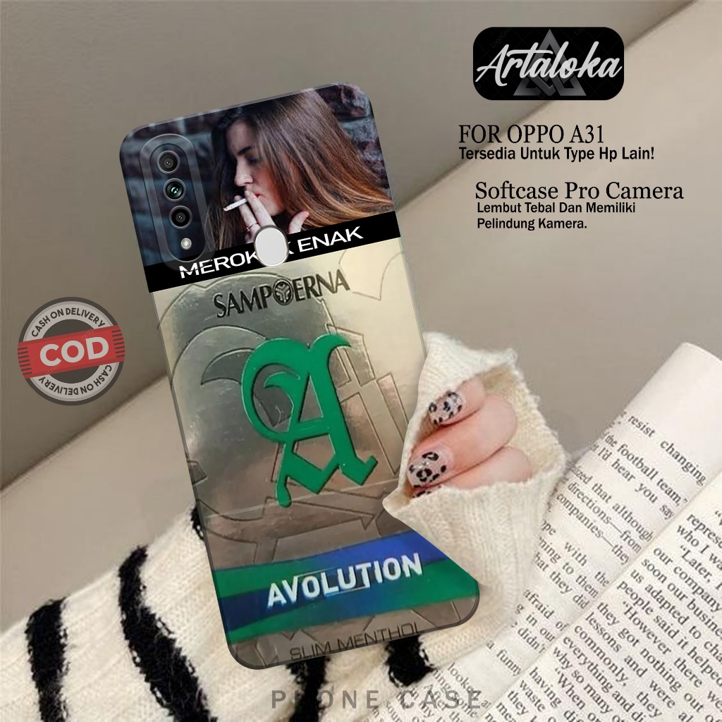 Case Hp Oppo A31 - Fashion Case RK - Softcase Oppo A31 - Casing Oppo A31 - Kesing Oppo A31 - Silikon