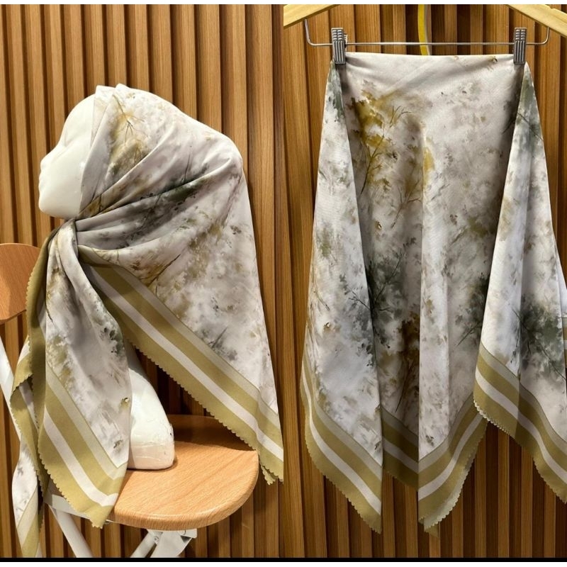 JILBAB SEGI 4 DENAY KW /KERUDUNG DENAY SEGI EMPAT DENAY KW SEGI 4 EMPAT KATUN premium motif viral bu